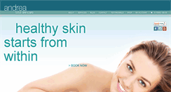 Desktop Screenshot of andreatotalskincare.com